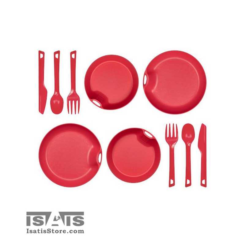 LIFE CAMP DISH SET 10 PCS1 ست ظروف 2 نفره 10 تکه لایف کمپ
