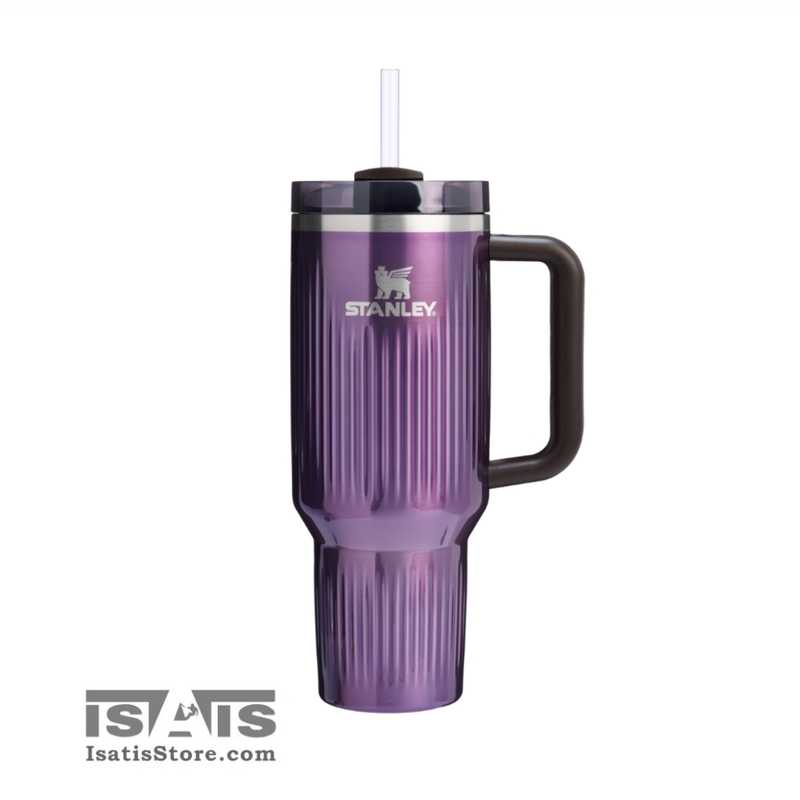 STANLEY Quencher H2O FLUTED Tumbler 1.18 l ماگ نی دار فلوتد تامبلر دسته دار 1.18 لیتری استنلی