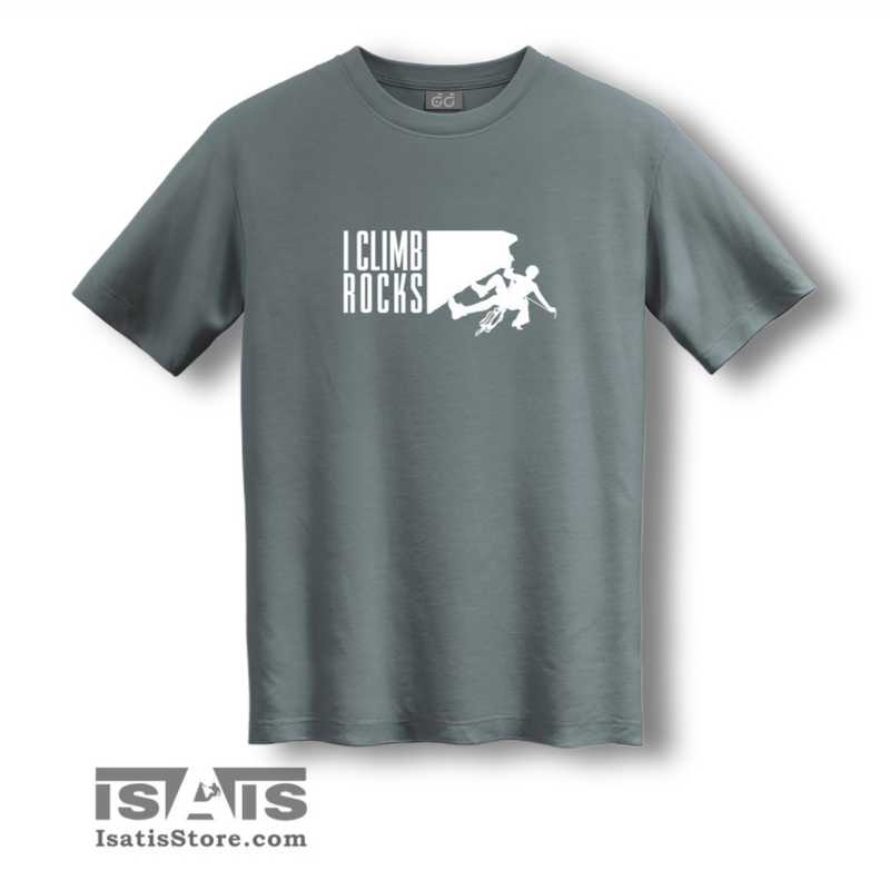 T-SHIRT I CLIMBE ROCKS. تیشرت سنگ نورد