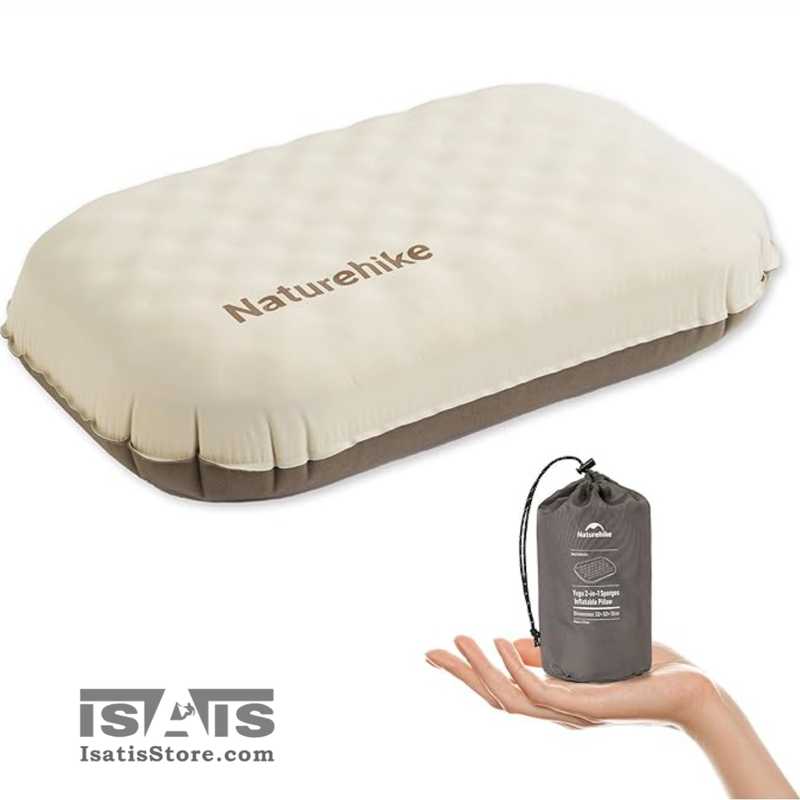 NATUREHIKE Hybrid Foam-Inflatable PILLOW CNK2300DZ024 بالشت بادی فومی هیبریدی مدل CNK2300DZ024 نیچرهایک