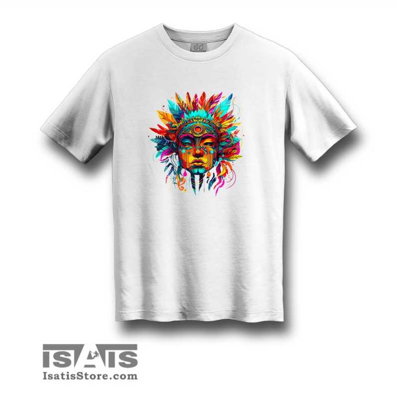 T-SHIRT INDIAN GIRL تیشرت دختر سرخپوست