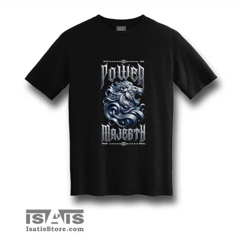 T-SHIRT POWER MAJESTY تیشرت شیر جنگل
