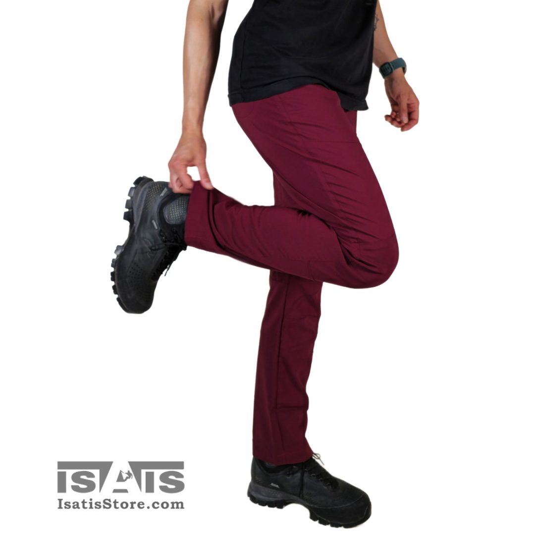 شلوار مگاهنز7 شلوار تِرِک زرشکی مگاهنز