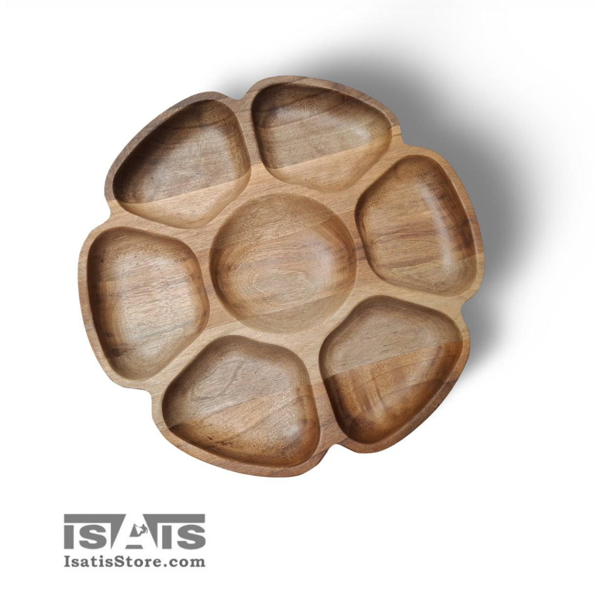 ظرف چوبی37 ظرف چوبی اردو خوری 7خانه