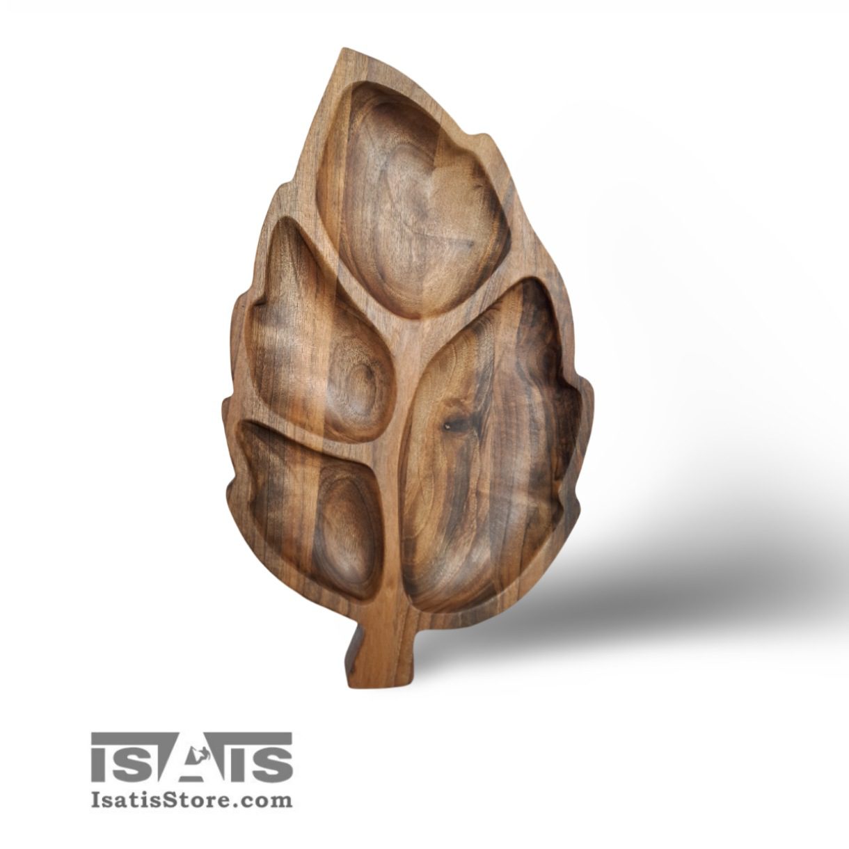 ظرف چوبی52 ظرف چوبی اردو خوری طرح برگ