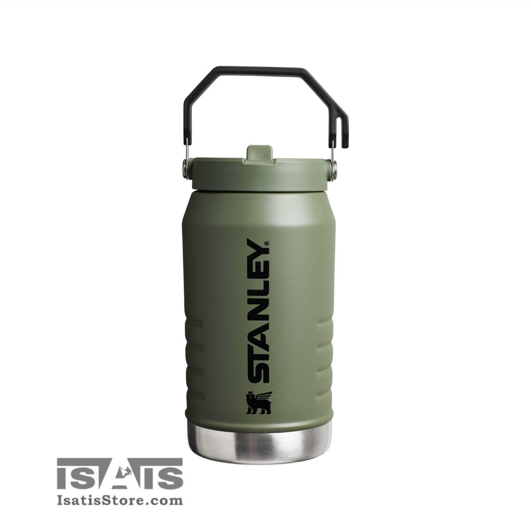 فلاسک 2 لیتری استنلی1 فلاسک آب (قمقمه) 1.89 لیتری با درب نی دار آیس فلو ICEFLOW استنلی