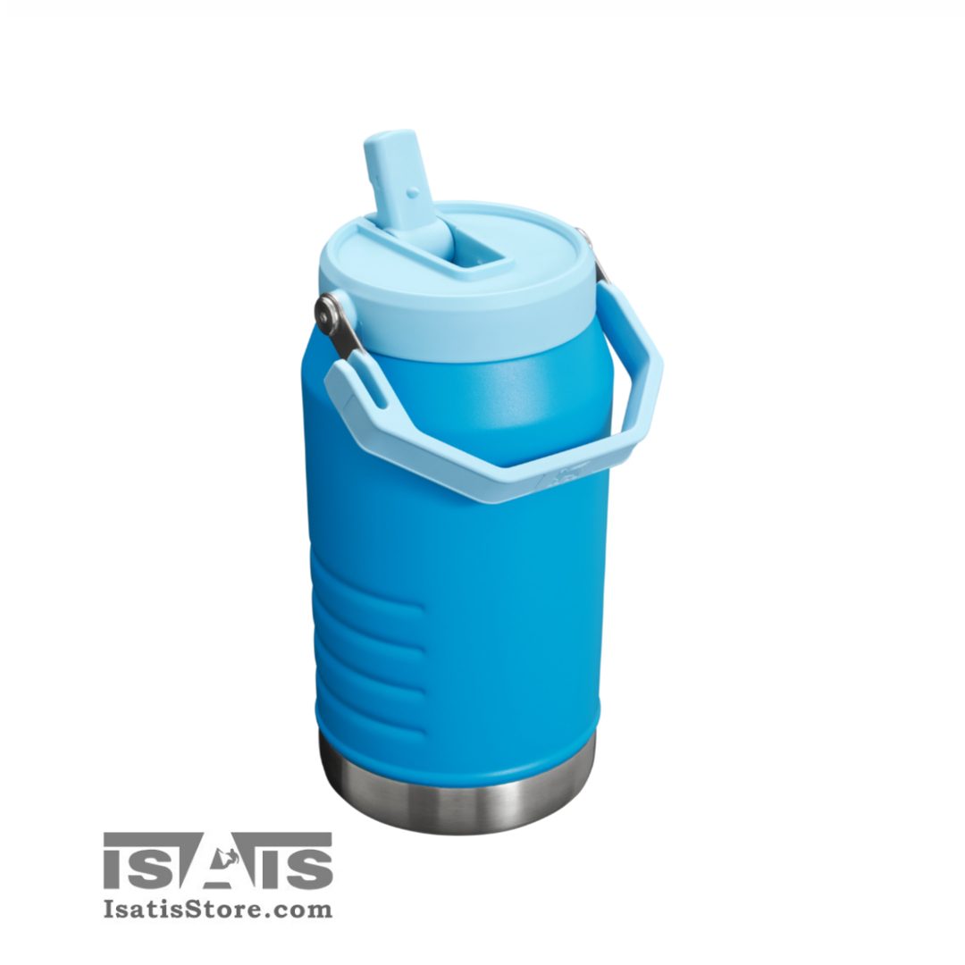 فلاسک 2 لیتری استنلی3 فلاسک آب (قمقمه) 1.89 لیتری با درب نی دار آیس فلو ICEFLOW استنلی