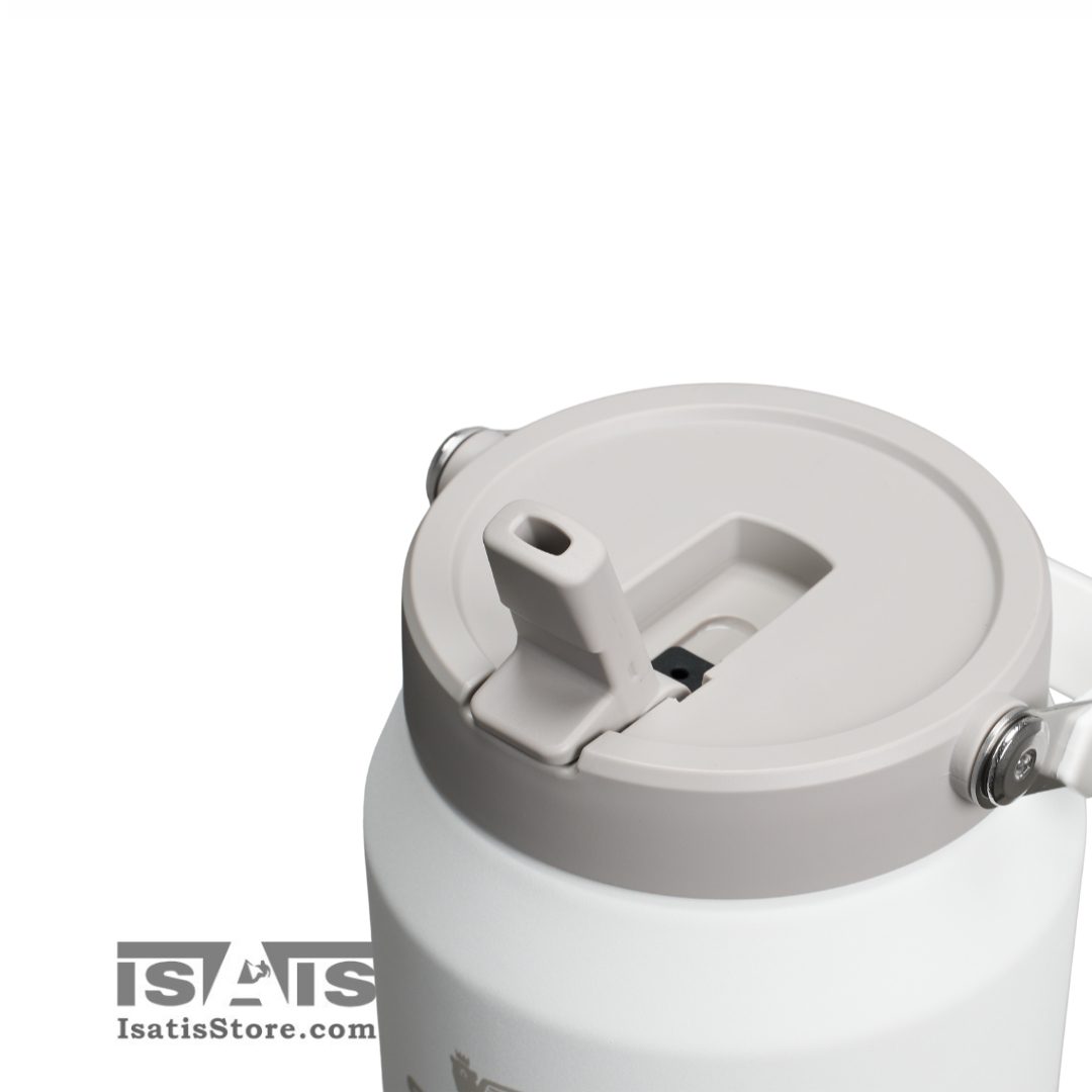 فلاسک 2 لیتری استنلی9 فلاسک آب (قمقمه) 1.89 لیتری با درب نی دار آیس فلو ICEFLOW استنلی