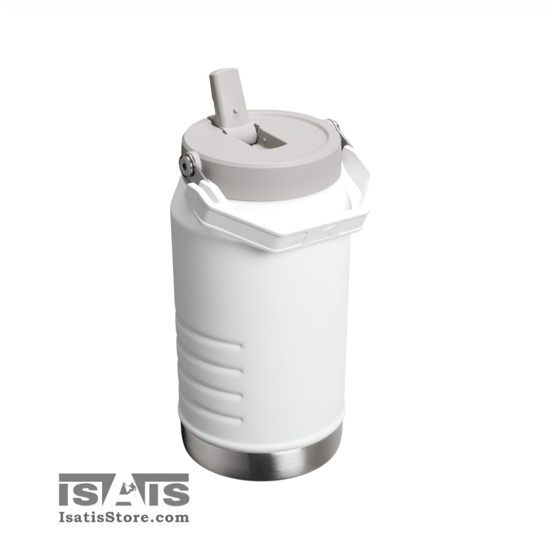 فلاسک آب 2 لیتری استنلی فلاسک آب (قمقمه) 1.89 لیتری با درب نی دار آیس فلو ICEFLOW استنلی