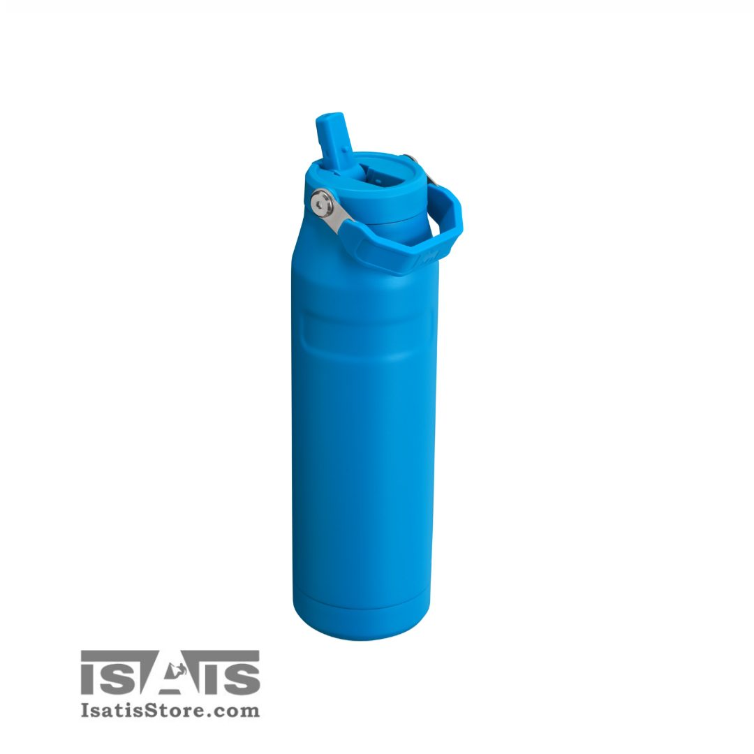 فلاسک آب (قمقمه) 1.1 لیتری با درب نی دار یک لیتری آیس فلو ICEFLOW استنلی5 فلاسک آب (قمقمه) 1.1 لیتری با درب نی دار یک لیتری آیس فلو ICEFLOW استنلی